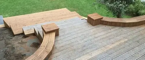 installation de terrasse bois Crevin-4