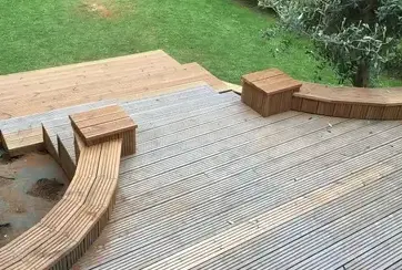 installation de terrasse bois Ercé-en-Lamée-4